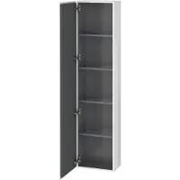 Duravit Hochschrank L-Cube 40x24,3x176cm, Tür rechts, Eiche schwarz
