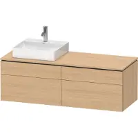 Duravit LC4870L30300000 Konsolen-WTU wandhängend L-Cube 550x1