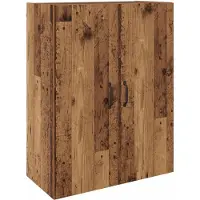 vidaXL Wandschrank 2 Stk. Altholz 69,5 x 34 x 90 cm Holzwerkstoff