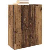 vidaXL Wandschrank 2 stk. Altholz 69,5 x 34 x 90 cm Holzwerkstoff