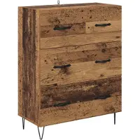 vidaXL Sideboard Altholz 69,5 x 34 x 90 cm Verbundholz und Eisen