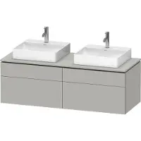 Duravit LC4872B07070000 Konsolen-WTU wandh. L-Cube 550x1400x4