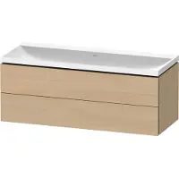 Duravit Möbel-Set L-Cube 120x48x48cm, o Hahnl., med. Ei, 2 Schub.
