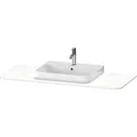 Duravit Waschtisch-Konsole Happy D.2 Plus 130x55cm, m 1 AS, Beck. mit, we matt