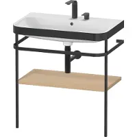 Duravit HP4737E7171 Metallk. mit Happy D.2 Plus bodenst.