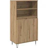 vidaXL Hochboard Braun 60 x 36 x 110 cm Holzwerkstoff