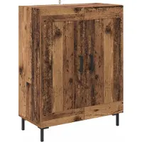 vidaXL Sideboard Altholz 69,5 x 34 x 90 cm Verbundholz und Eisen