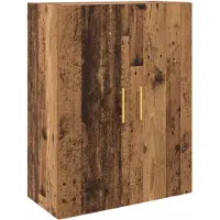 vidaXL Wandschrank Altholz 69,5 x 34 x 90 cm Holzwerkstoff