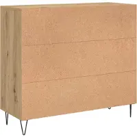 vidaXL Sideboard Artisan-Eiche 90 x 32,5 x 80 cm Holzwerkstoff