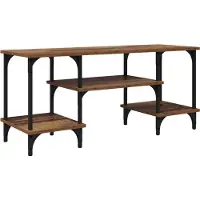 vidaXL TV-Schränk Altholz 102 x 35 x 45,5 cm Verbundholz und Eisen
