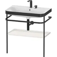 Duravit HP4737E3939 Metallk. mit Happy D.2 Plus bodenst.