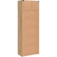 vidaXL Aufbewahrungsschrank 2 Stk. Artisan-Eiche 80 x 42,5 x 225 cm