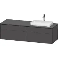 Duravit LC4871R49490000 Konsolen-WTU wandh L-Cube 550x1600x48