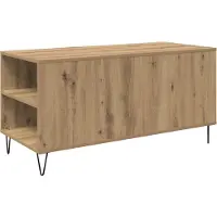 vidaXL Couchtisch Artisan-Eiche 102 x 44,5 x 50 cm Holzwerkstoff