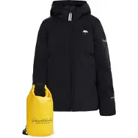 Schmuddelwedda Mädels Anorak + Tagesrucksack - Set in Schwarz | Gr.: 116