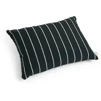 HAY Outdoor Market Kissen 45 x 35 Black with Beige Stripe