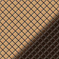 ALLOY Mosaik Fliese Massiv Metall Kupfer Gewalzt Kupfer 1,6mm Stark Diamond-cm 1 Paket mit 10 Matten 0,91 m2 Kupfer