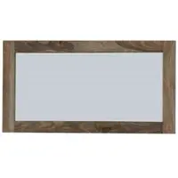 MASSIVMOEBEL24.DE Spiegel Sheesham 130x3x70 grau geölt NATURE GREY #071