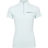 Cavallo Cavalberri Damen Halfzip T-Shirt, Farbe:crystal blue, Größe:34
