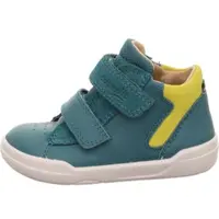 Superfit Superfree Barefoot WP Mid Kinder Sneaker, Green/Yellow, 21, Kinderschuhe