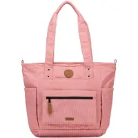 Cabaia Schultertasche mit Laptopfach Recycled Velvet Tote Bag Gold Coast altrosa