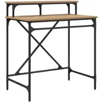 vidaXL Schreibtisch Artisan-Eiche Holzwerkstoff 80 x 50 x 90 cm