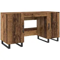 vidaXL Schreibtisch Altholz Holzwerkstoff 140 x 50 x 75 cm
