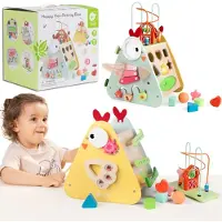 ClassicWorld Montessori-Würfel 10-in-1 „Happy Farm“ XXL