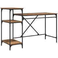 vidaXL Schreibtisch Altholz Holzwerkstoff 135 x 50 x 90 cm