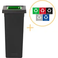 Plafor - Fit Bin 53l - Recycling - Grün