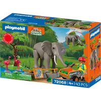 Playmobil - Elephant with Zookeeper (72068)