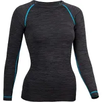 Grande Finale Unterhemd Thermoshirt Superior Schwarz/AquaDamen-Größe 40