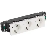 Legrand 077563 Steckdose 3-fach 6M weiß RAL9010