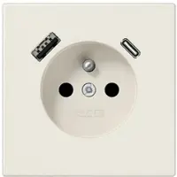 JUNG LS1520F-15CA Steckdose Frz/Belg mit USB Typ AC