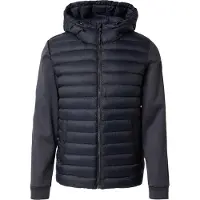 No-excess Jacket Hooded Padded Mix With Sweat Night Größe: M | Winterjacken Outlet | Herren | Schwarz
