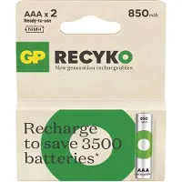 GP Wiederaufladbare Batterie ReCyko 850 AAA (HR03)-2St.