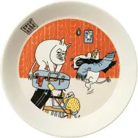 Arabia Dessertteller "Holiday Rush" in Orange/ Beige - Ø 19 cm - onesize