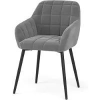 Vicco Esszimmerstuhl Relio Grau 53.5 x 55.5 cm, Model 59371