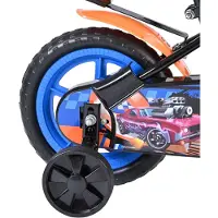 Volare Hot Wheels Kinderfahrrad – Jungen – Mag-Felgen – 12 Zoll – Schwarz