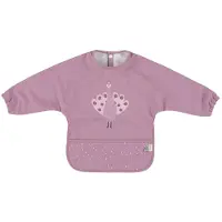 Trixie Wasserdichter Lätzchen mit Ärmeln - - Mrs Peacock - Lange Ärmel - Wasserdicht - 100% recyceltes Polyester