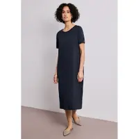 Street One Midikleid Ohne Taschen in Unifarbe