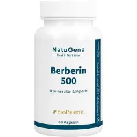 NatuGena GmbH Berberin 500 Myo-inositol & Piperin Vegan Kapseln 60 St