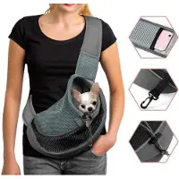OEM Klein Tiertragetasche aus atmungsaktiver Material, geeignet für Hunde bis 5,5 kg