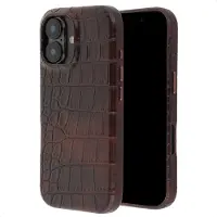 Selencia Apple iPhone 17 Hülle - Kunstleder - - Backcover/Hard Case - Dunkelbraun