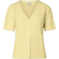 Pieces Pcnora V-ausschnitt Strickjacke | Gelb | L