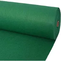 vidaXL Teppich Uni Grün 1,2 x 12 m Polyester
