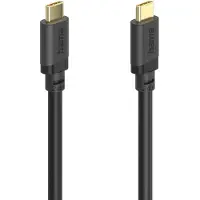 Hama 00202009, 1,5 m, USB C, USB C, USB 3.2 Gen 1 (3.1 Gen 1), 5 Gbit/s, Schwarz