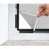 CULEX Magnet Lamellenvorhang DELUXE 100x220cm schwarz 101380105-VH