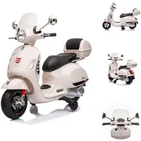 Chipolino Elektro-Motorrad Vespa GTS Weiß