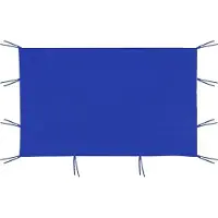 OEM Wasserfeste Seitenwände für Pergola 3 x 2 m - UV-Schutz 50+ - Rot/Blau